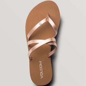 Volcom Easy Breezy II Sandals - ROSE GOLD